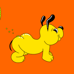 Stinky Cartoon Dog Fart