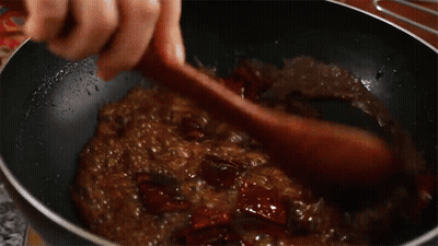 Stirring Maangchi GIF