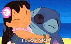 Stitch And Lilo I Love You GIF
