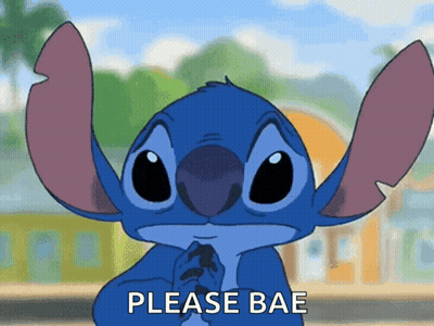 Stitch Asking For Bae GIF