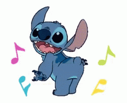 Nếu bạn thích nhảy Shuffle, chắc chắn bạn sẽ yêu thích Stitch Booty Shake Dance GIF này! Xem các động tác nhảy vui nhộn của Stitch và bạn sẽ không thể nhịn được cười.