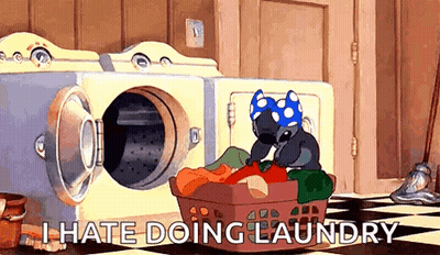 Stitch Covering Eyes With Hands GIF