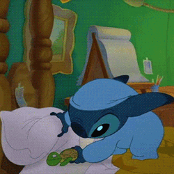 Stitch Cute Animated Hug GIF