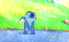 Stitch Dropping On Knees Lilo And Stitch GIF