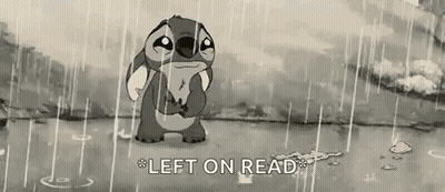 Stitch From Disney 'S Lilo And Stitch Is Crying In The Rain While Holding A Book . GIF