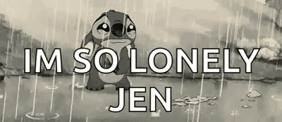 Stitch From Disney 'S Lilo And Stitch Is Standing In The Rain . GIF