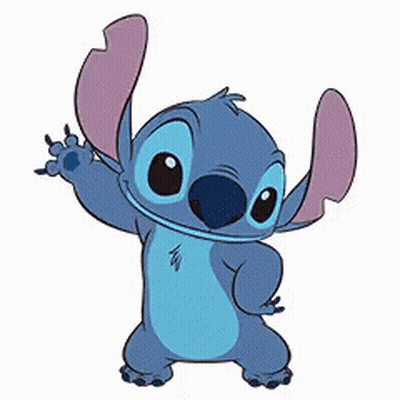Stitch From Lilo & Stitch Waving GIF
