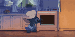 Stitch Funny Cake Bake GIF
