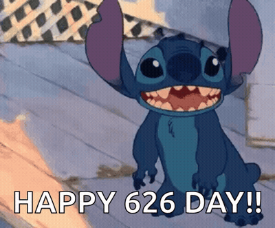 Stitch Happy 626 Day GIF