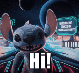 Stitch Hi GIF