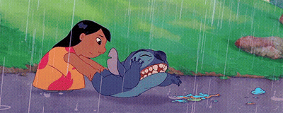 Stitch Holding Stick Me With Out You GIF