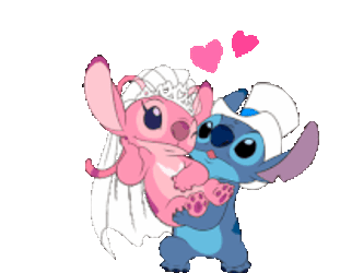 Stitch Hug Sticker GIF