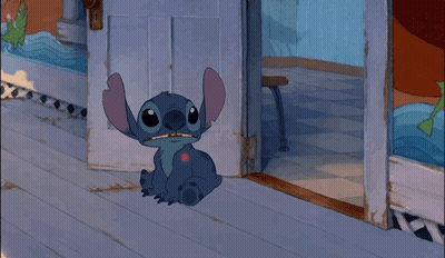 Stitch Hugging Girl GIF