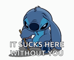 Stitch I Need  You GIF