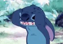 Stitch Irritated Reaction GIF