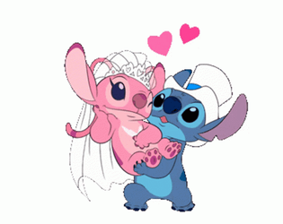 Stitch Love Experiment 626 Angel GIF