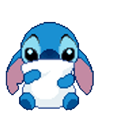 Stitch Love Soft Pillow So Much GIF