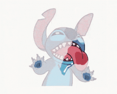 Stitch Making Heart With Ears GIF