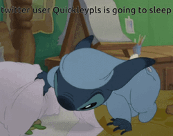 Stitch Quickly Bedtime GIF
