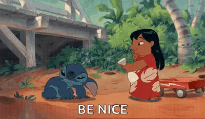 Stitch Smiling Saying Hi GIF