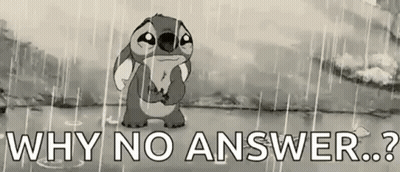 Stitch Standing In Rain GIF