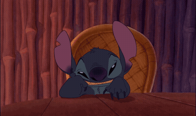 Stitch With Mouth Open Showing Teeth GIF