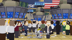 Stock Market Crash Chaos South Park GIF