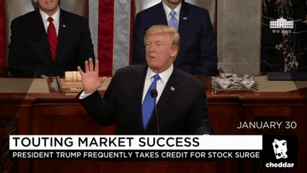 Stock Market Crash Donald Trump Speech GIF