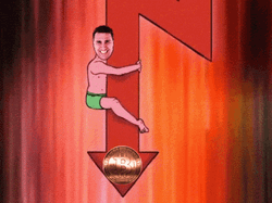 Stock Market Crash Nosediving Arrow GIF