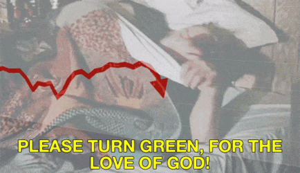 Stock Market Crash Plummeting Red Arrow GIF