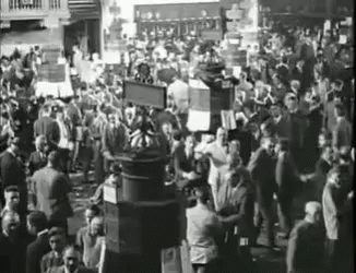 Stock Market Crash Vintage Clip GIF