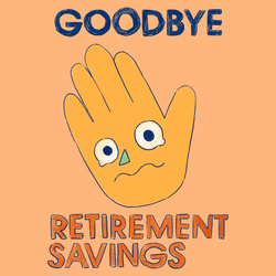 Stock Market Crash Waving Crying Hand Goodbye GIF