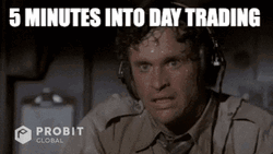 Stock Market Crypto Trading Sweating Meme GIF