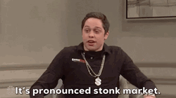 Stock Market Funny Joke Pete Davidson GIF