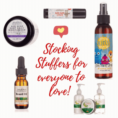 Stocking Stuffers For Everyone To Love Is Written In Red On A White Background GIF