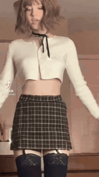 Stockings Cute Kawaii Japanese Cosplay GIF