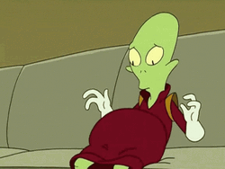 Stomach Growling Futurama Kif Kroker GIF