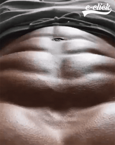 Stomach With E-Click Text GIF
