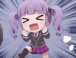 Stomping Ako Udagawa GIF