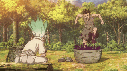 Stomping Dr. Stone GIF