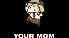 Stomping On Your Mom Animated Art Girl Meme