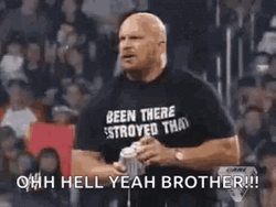 Stone Cold Beer Pouring Hell Yeah Brother GIF