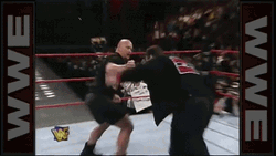 Stone Cold Defeating A Wrestler  GIF
