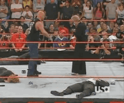 Stone Cold Slamming A Female GIF