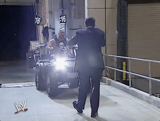 Stone Cold Steve Austin Bumping Vince McMahon GIF