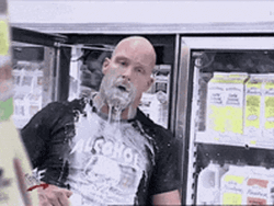 Stone Cold Steve Austin Drinking Milk GIF