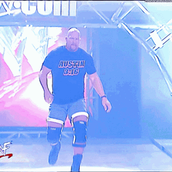 Stone Cold Steve Austin WWF Entrance GIF