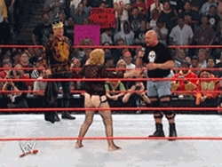 Stone Cold Stunner Linda McMahon GIF