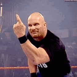 Stone Cold Stunner Steve Austin Mocking GIF