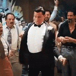 Stoned Leonardo DiCaprio Dancing GIF